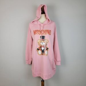 Moschino Couture Circus Bear Pink Hoodie Size 8